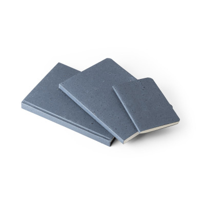 COFFEEPAD SEMI-RIGID. A5 notepad with semi-rigid cover made from coffee husk waste (65)